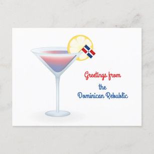 dominican republic greetings card