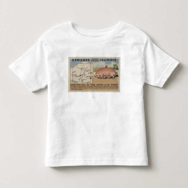 Greetings From the Hog Capital of the World Toddler T-shirt (Front)