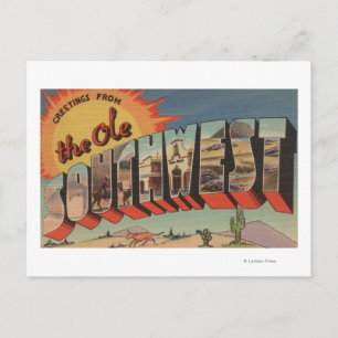 Greetings from the Ole Southwest Postcard