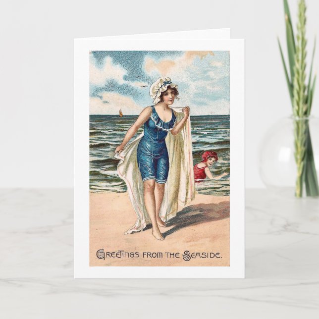Greetings from the Sea side - vintage postcard #2 (Front)