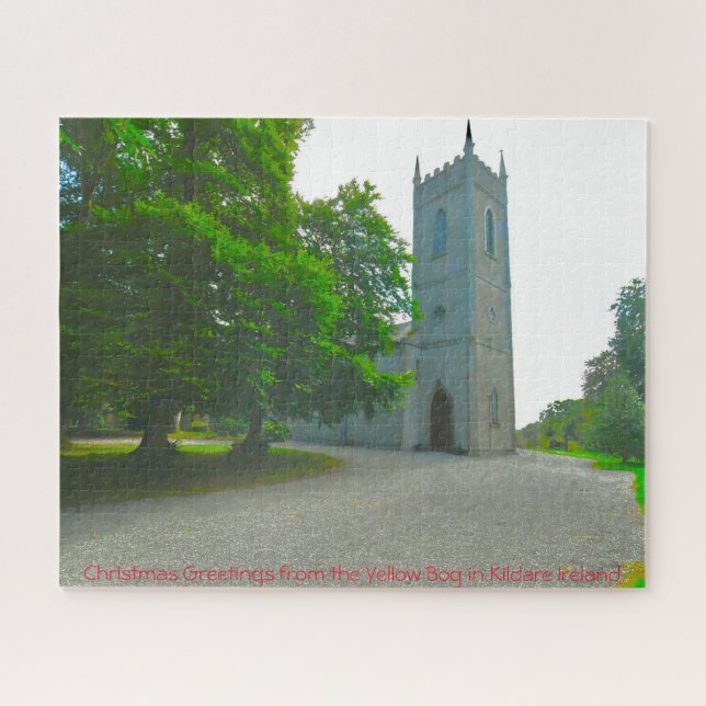 Greetings from The Yellow Bog Jigsaw Puzzle (Horizontal)