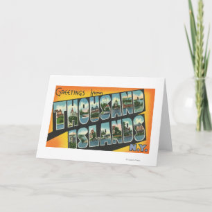 Greetings from Thousand Islands, New York Card