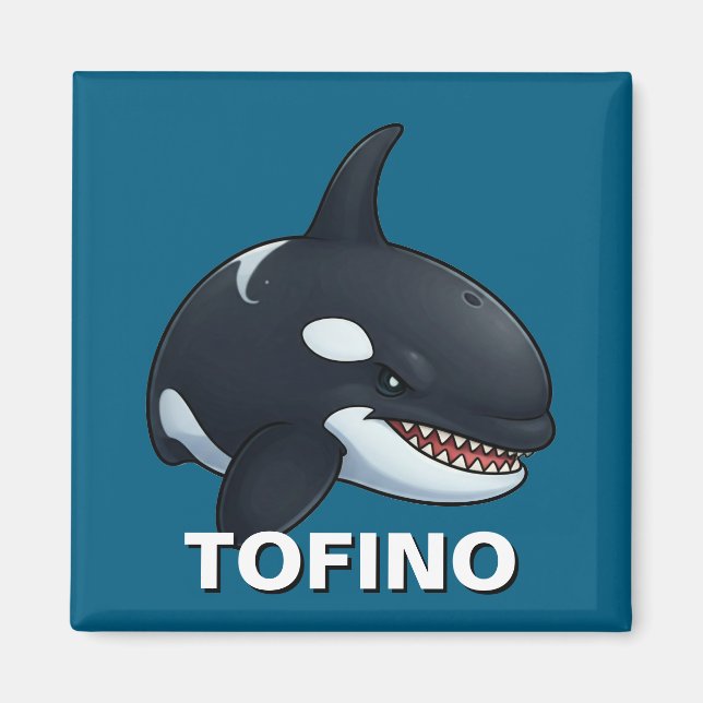 Greetings from Tofino Orca Magnet (Front)