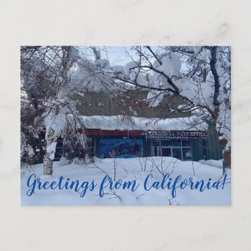 Greetings from Truckee California Postcard