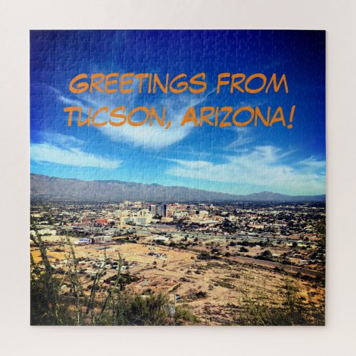 Greetings from Tucson Arizona Jigsaw Puzzle