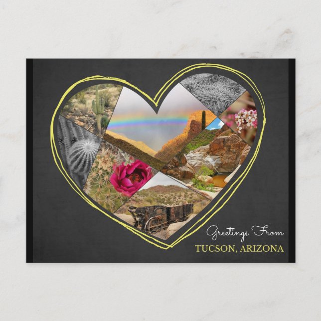 Greetings from Tucson, Arizona ♥ Postcard (Front)