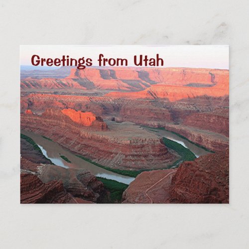 Greetings from Utah Dead Horse Point State Park 3 Postcard