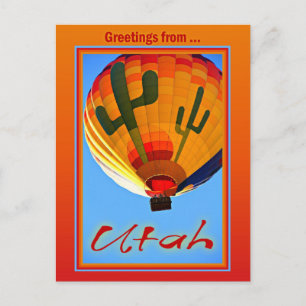 Greetings From Utah Postcard