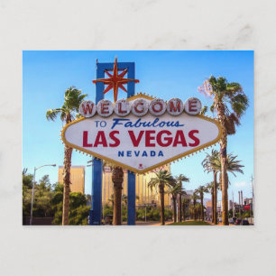 Greetings from Vegas Postcard