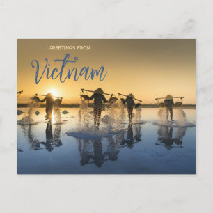 Greetings from Vietnam Travel Postcard