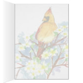 Greetings From Virginia Female Cardinal Bird (Inside (Right))