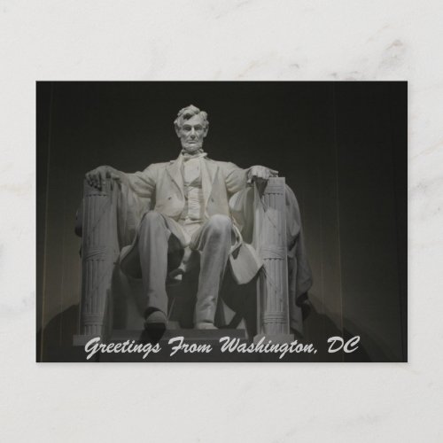 Greetings From Washington DC Postcard