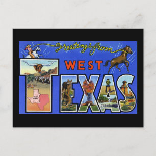Greetings from West Texas Postcard