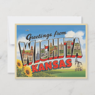 Greetings from Wichita, Kansas Postcard