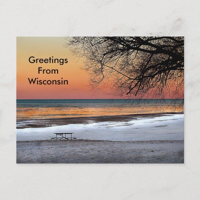 Greetings From Wisconsin Postcard (Front)