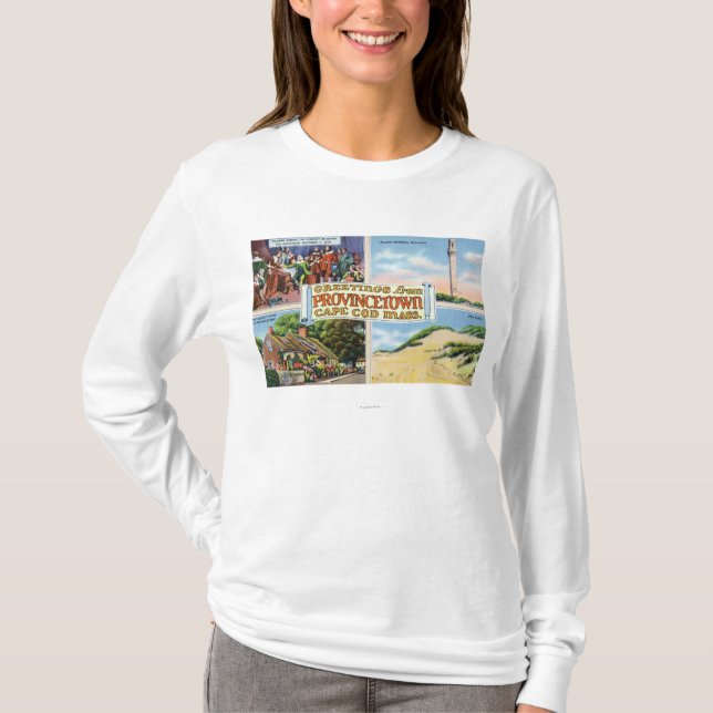 Greetings From with Scenic Scenes T-Shirt (Front)
