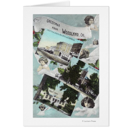 Greetings From with Scenic ViewsWoodland, CA (Front)