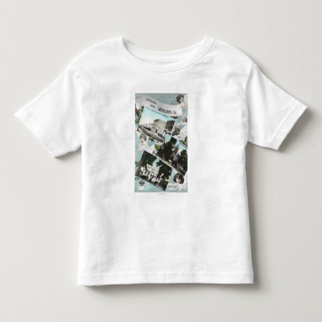 Greetings From with Scenic ViewsWoodland, CA Toddler T-shirt (Front)