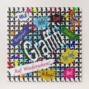 Greetings Graffiti Jigsaw Puzzle