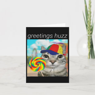 Greetings Huzz Funny Gen Z Gen Alpha Slang Meme Card