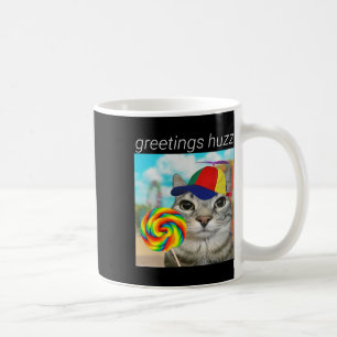 Greetings Huzz Funny Gen Z Gen Alpha Slang Meme Coffee Mug