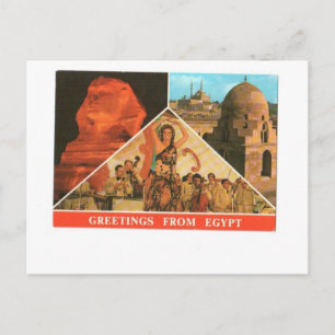 GREETINGS OF EGYPT POSTCARD