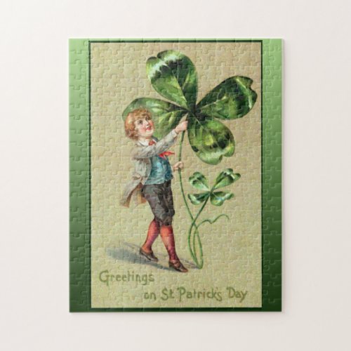 Greetings on St Patricks Day Jigsaw Puzzle