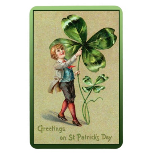 Greetings on St Patricks Day Magnet