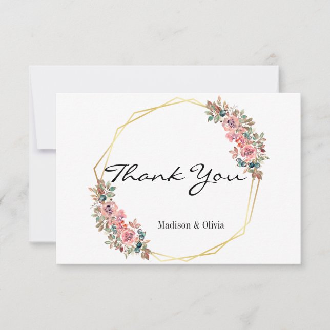 Greetings Thank You Cards (Front)