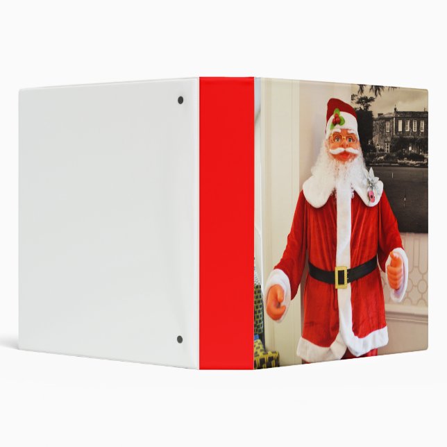 Greetings to Santa 3 Ring Binder (Background)