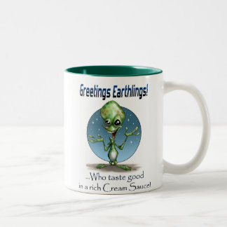Greetings! Two-Tone Coffee Mug