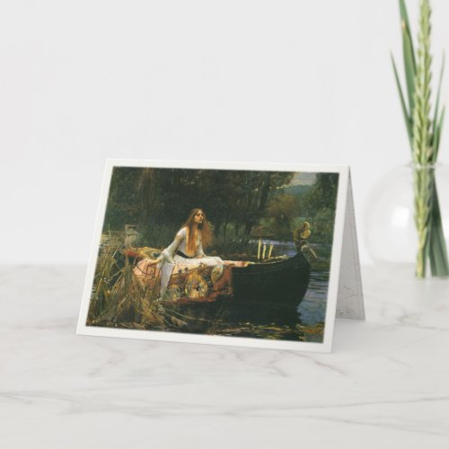 Greetings with John William Waterhouse Painting Card