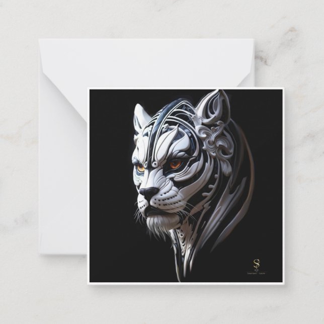 Greetings with Sir Khan  Note Card (Front)