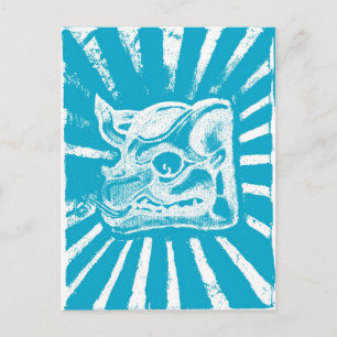 greettings from cozumel postcard