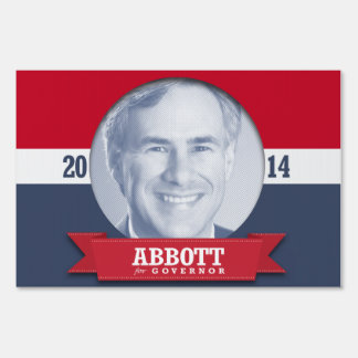 GREG ABBOTT CAMPAIGN BLUE -.png Sign
