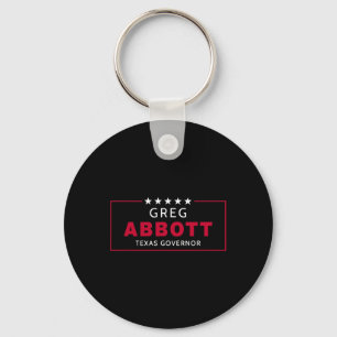 Greg Abbott Election Texas Governor Republican Blu Keychain