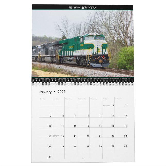 Greg Booher 2013 NS Heritage Calendar (Jan 2027)