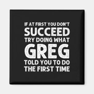 GREG Gift Name Personalized Birthday Fun Christmas Magnet