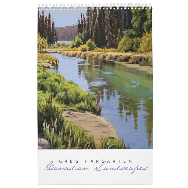 Greg Hargarten Canadian Landscapes Calendar (Cover)