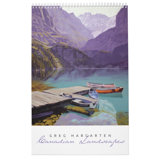 Greg Hargarten Canadian Landscapes Calendar (Cover)
