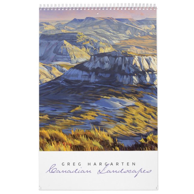 Greg Hargarten Canadian Landscapes Calendar (Cover)