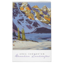 Greg Hargarten Canadian Landscapes Calendar