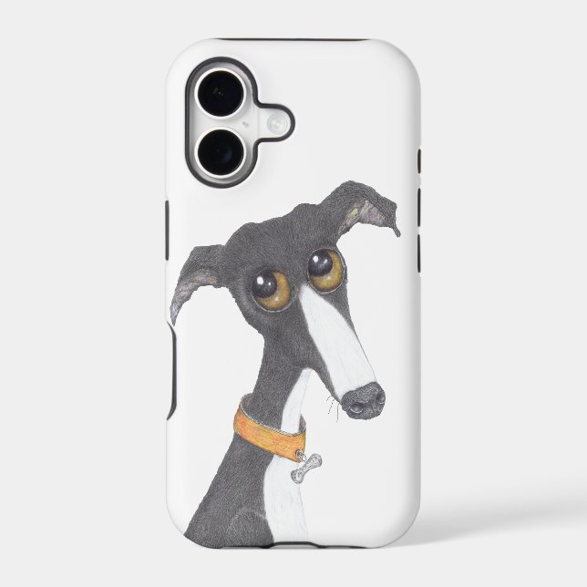 GREG the GREYHOUND greg Iphone Case (Back)