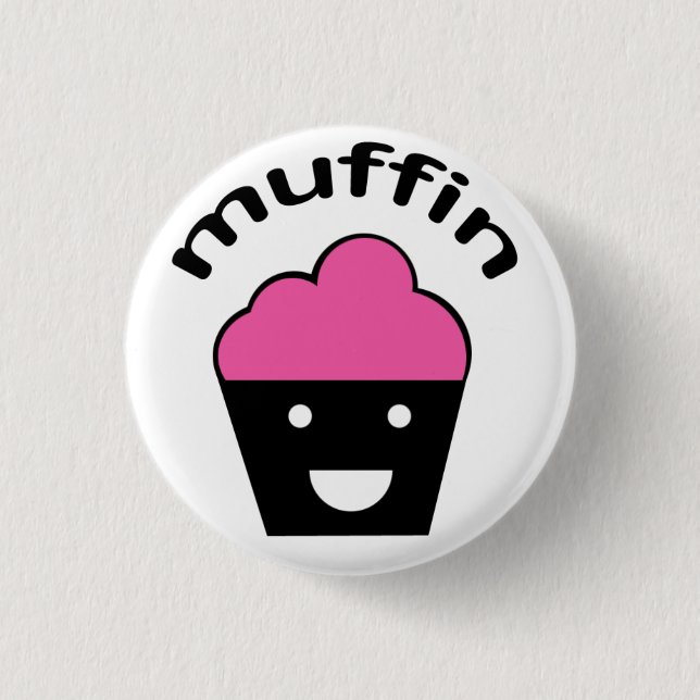 Greg the Muffin Pinback Button (Front)