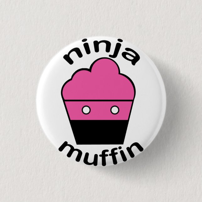 Greg the Ninja Muffin Button (Front)
