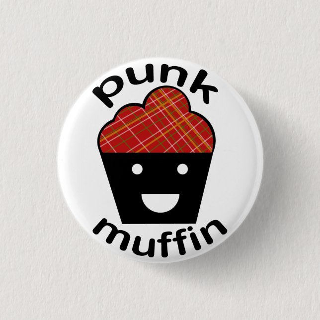 Greg the Punk Muffin Button (Front)