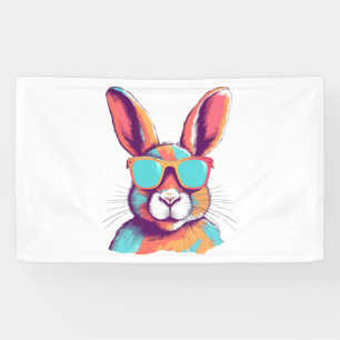 Greg the rabbit with glasses banner