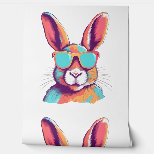 Greg the rabbit with glasses wallpaper  (Unrolling)