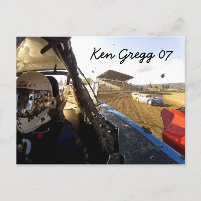 Gregg Racing Autograph card (Front)