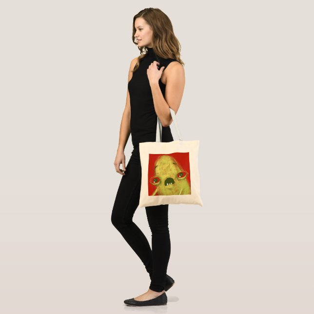 Gregg tote bag by Laura Irrgang coronavirus comic (Front (Model))